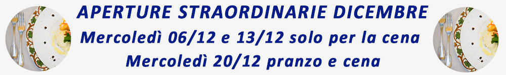 Aperture straordinarie